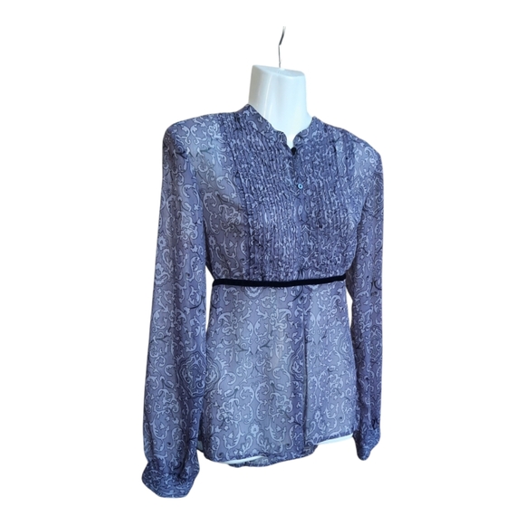 Apt. 9 Printed Peasant Blouse - Picture 1 of 9